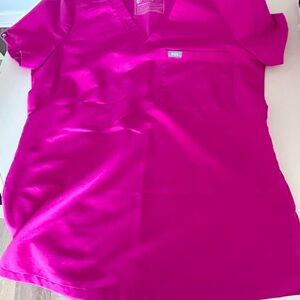 Electric Orchid Catarina Scrub Top